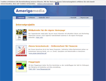Tablet Screenshot of amerigomedia.de